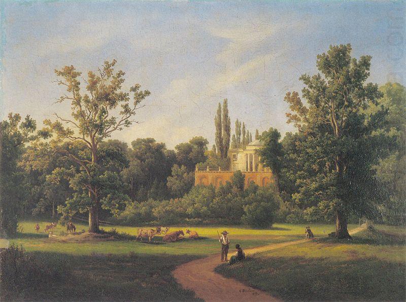 View of the Natolin Palace, unknow artist